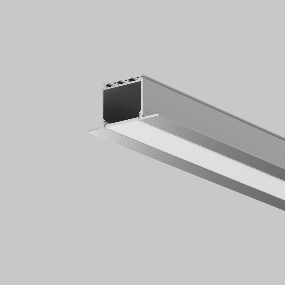 Встраиваемый с накладным фланцем профиль Maytoni Led Strip  Серебро 642001, Белый