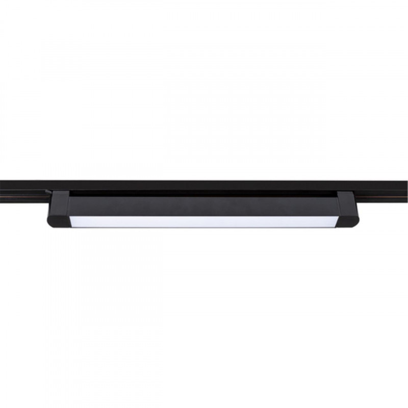 Трековый светильник 46,8*3,4 см, 1*LED*20W, 4000К, Arte lamp Lineetta Черный A4574PL-1BK