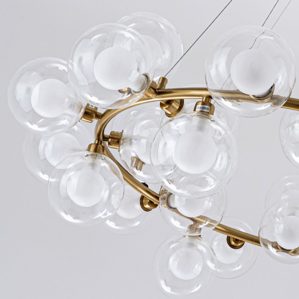 Подвесной светильник 95*80/110 см, 32*G9 MODESTYLE MS.6030.32 BS латунь