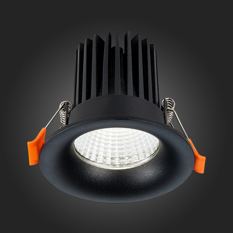 Встраиваемый светильник 9/6 см, 10W 4000K ST LUCE Встраиваемые светильники ST703.448.10 Черный