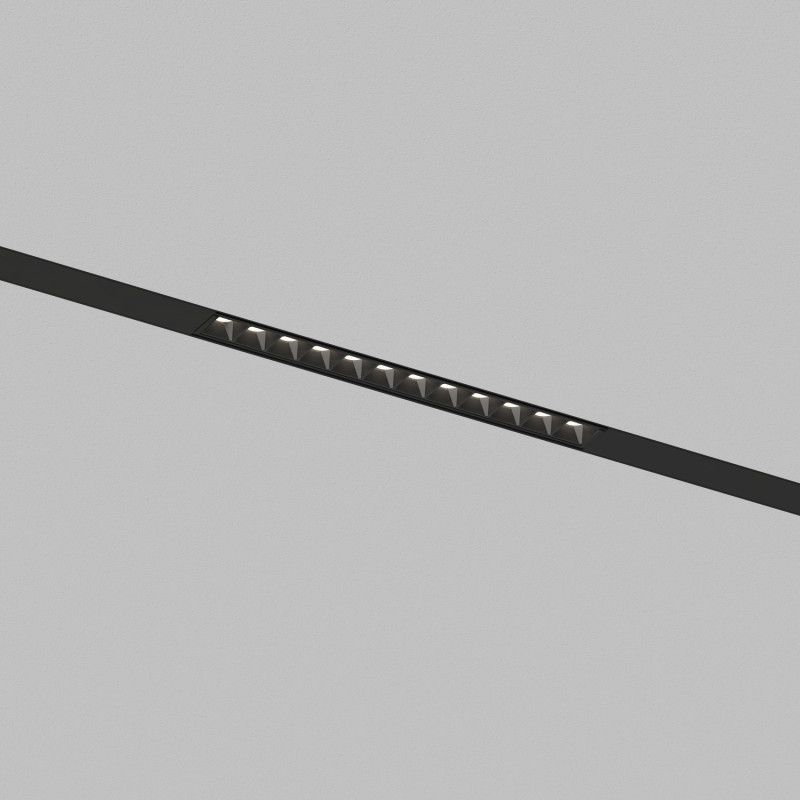 Светильник на шине 21,8*2,2*4,5 см, *LED*12W, 2700-6500K, Denkirs SMART 48V GRILL | СМАРТ 48V ГРИЛЬ DK8501-BK, черный