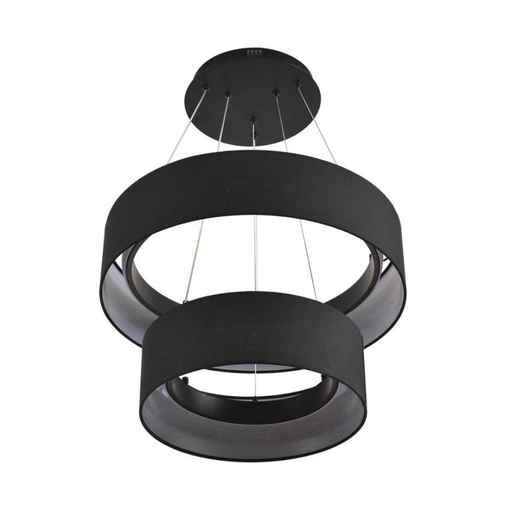 Подвесная люстра 50 см, 55W, 3000-6000K, Lumion Ledio Sava 8373/55L, черный