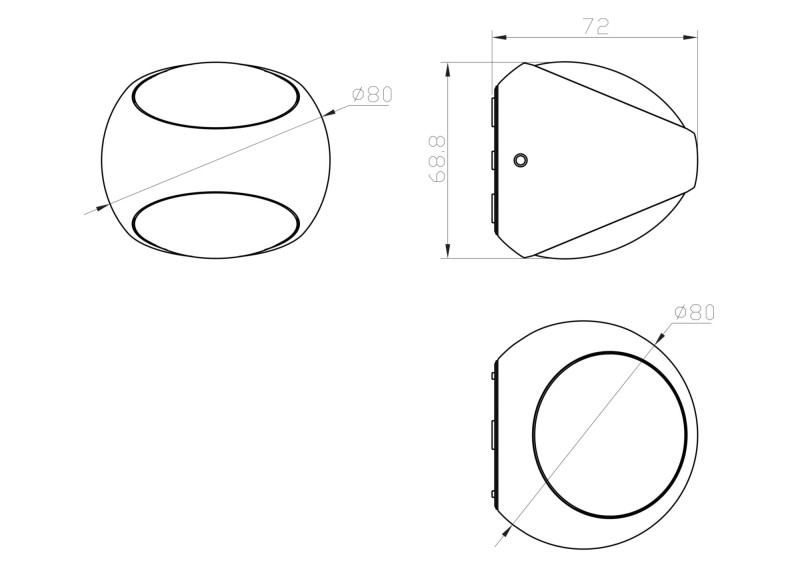 Настенный светильник Maytoni Stream O032WL-L6W3K, 6W LED, 3000K, белый
