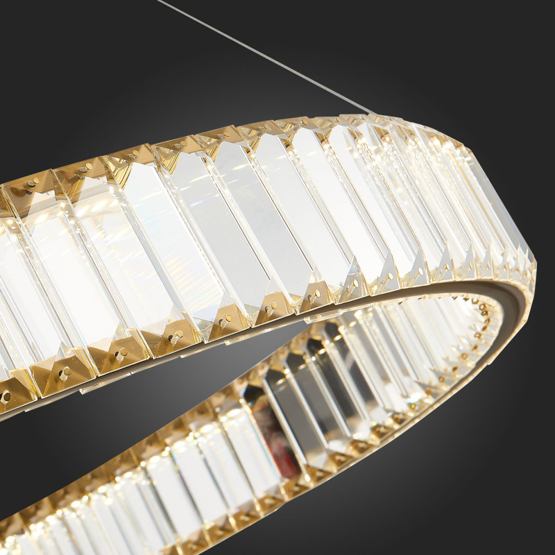 Люстра подвесная 62 см, 40W 4000K ST LUCE TIVOLI SL1622.363.01 Латунь