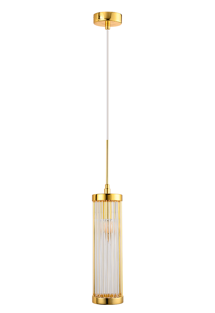Светильник 10 см Crystal Lux TADEO SP1 D100 GOLD/TRANSPARENTE Золото