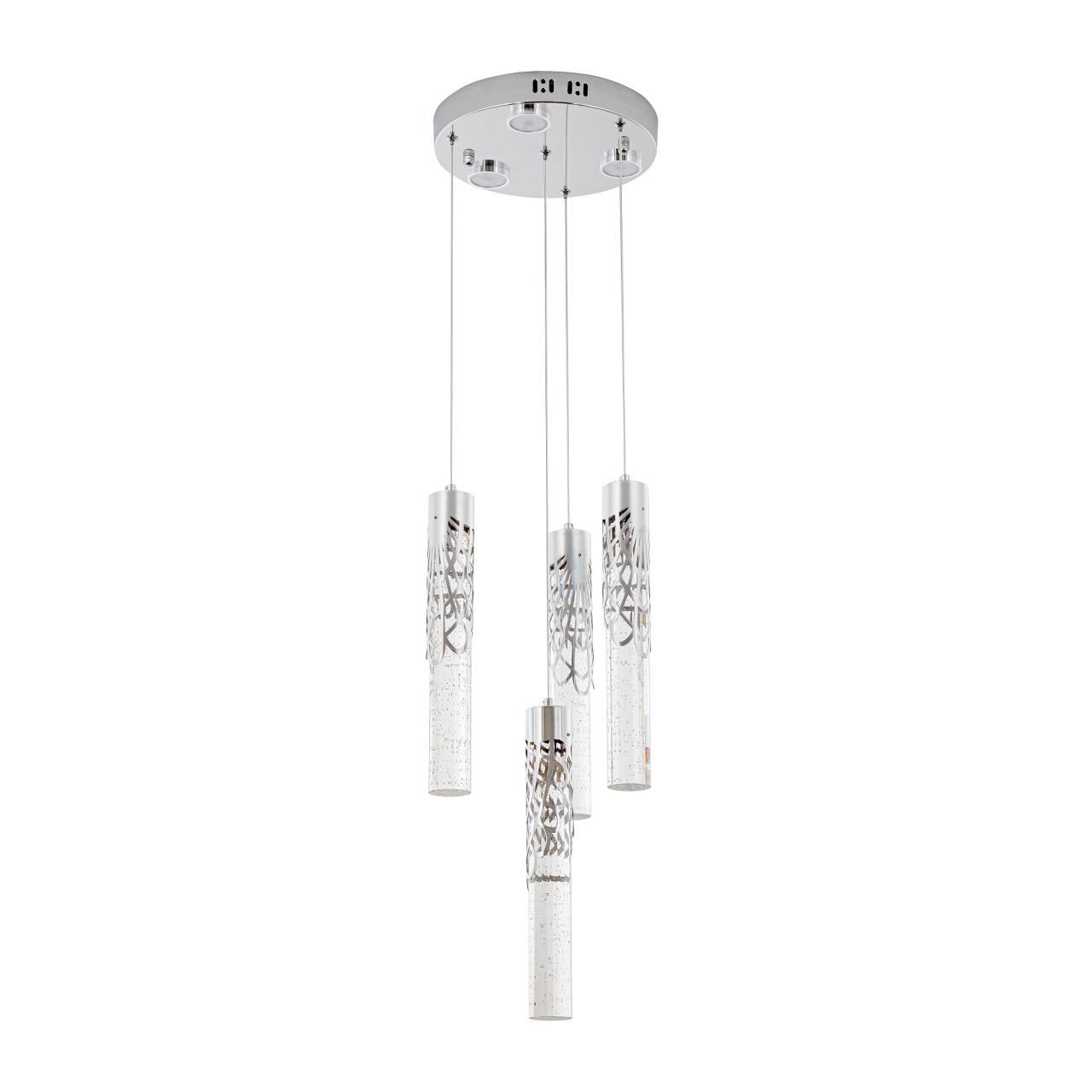 Подвесной светильник 25,5*25,5*112 см, LED 35W, 4000K, Хром MODELUX ML.88965.4 CH