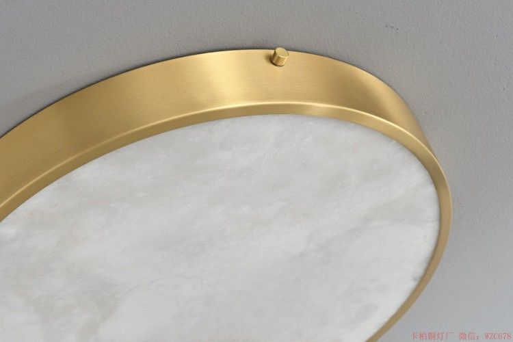 Светильник 40-5 см, 1*LED*36W, 3000K, Belfast Devon 3395-4 BR MB, Латунь