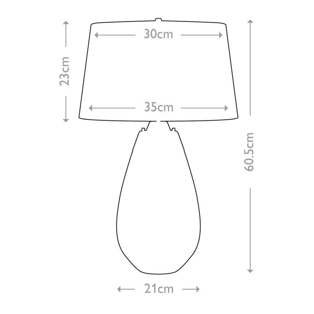 Настольная лампа Elstead Lighting, Арт. LENA-TL-S-PLUM-OWSS