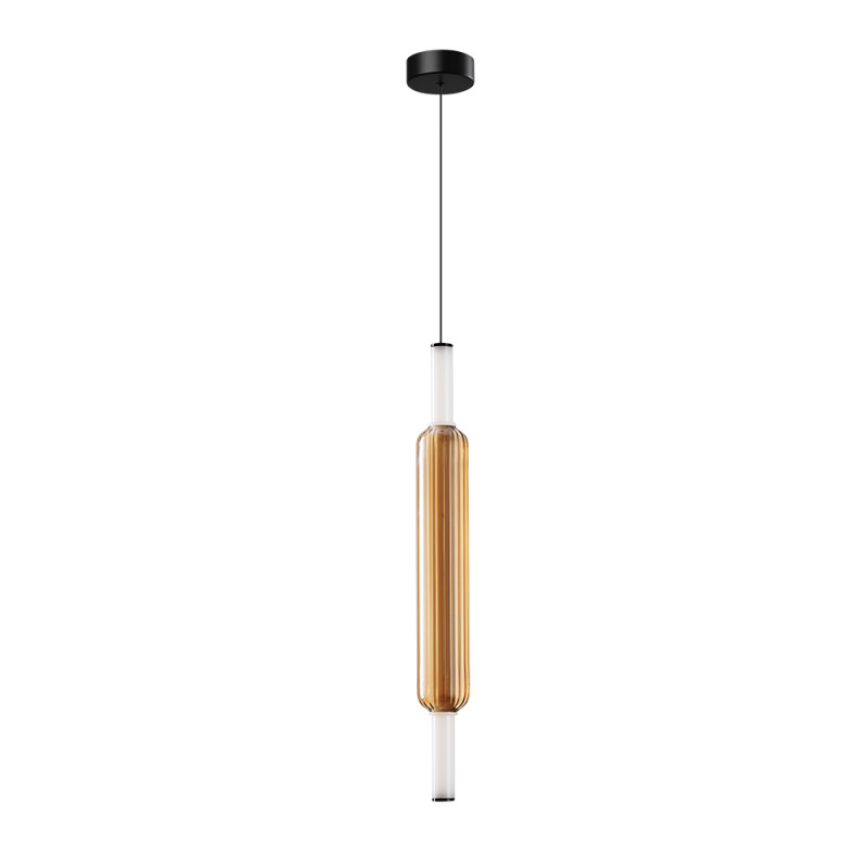 Светильник подвесной 16*60 см, 1 LED*12W, 3500 К, Arte Lamp Rigla A6840SP-12AM, Черный