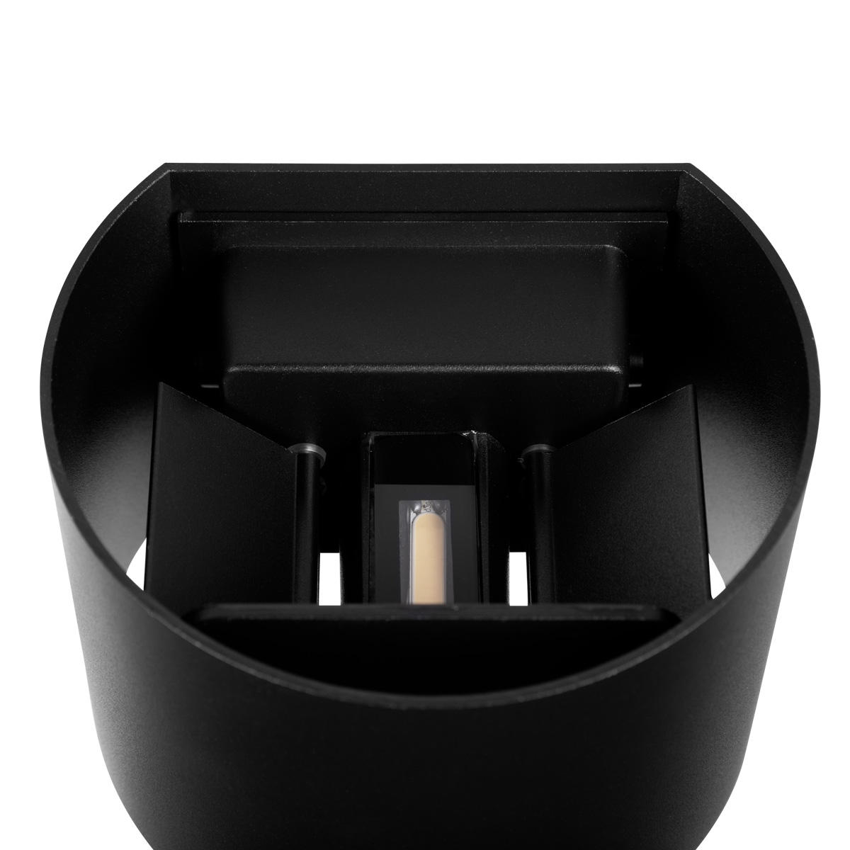 Уличный настенный светильник 12*13,5 см, 2*LED*3W 3000K LOFT IT Eterno 100011/B черный