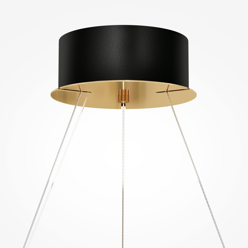 Подвесная люстра 58*58*318 см, LED, 3000К, Maytoni CASTELLO  MOD336PL-L120G3K золотой