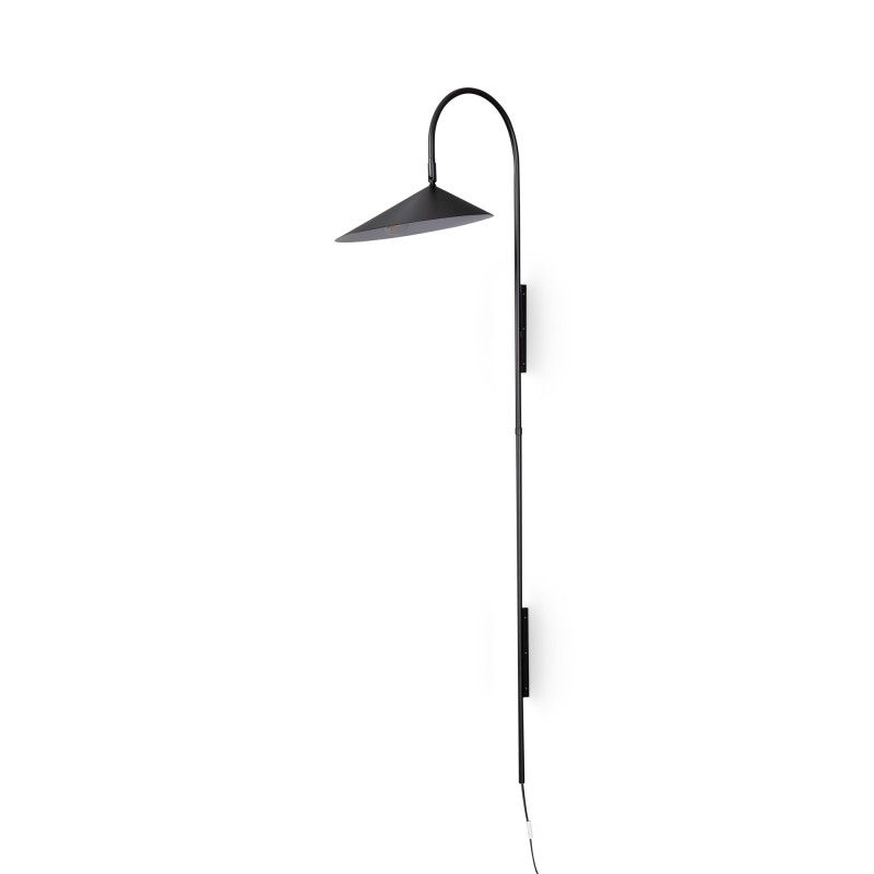 Бра 44*27*127 см, 1*E14*40W, Freya Zest FR5493WL-01B1, черный
