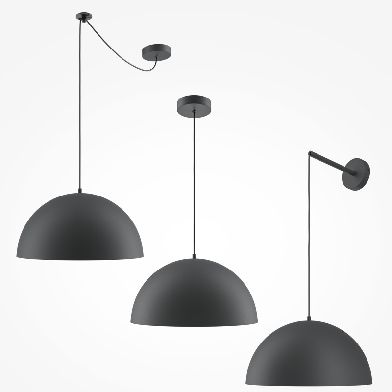Подвесной светильник  35*0*15,5*40 см, E27 1 40W, К, Черный Maytoni Basic colors MOD168PL-01B