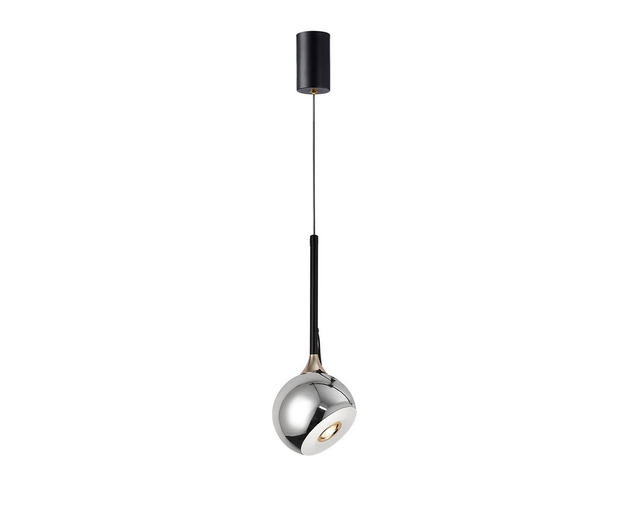 Светильник 12 см, 8W, 4000K, Kink Light 07529-1A,02, черный-хром