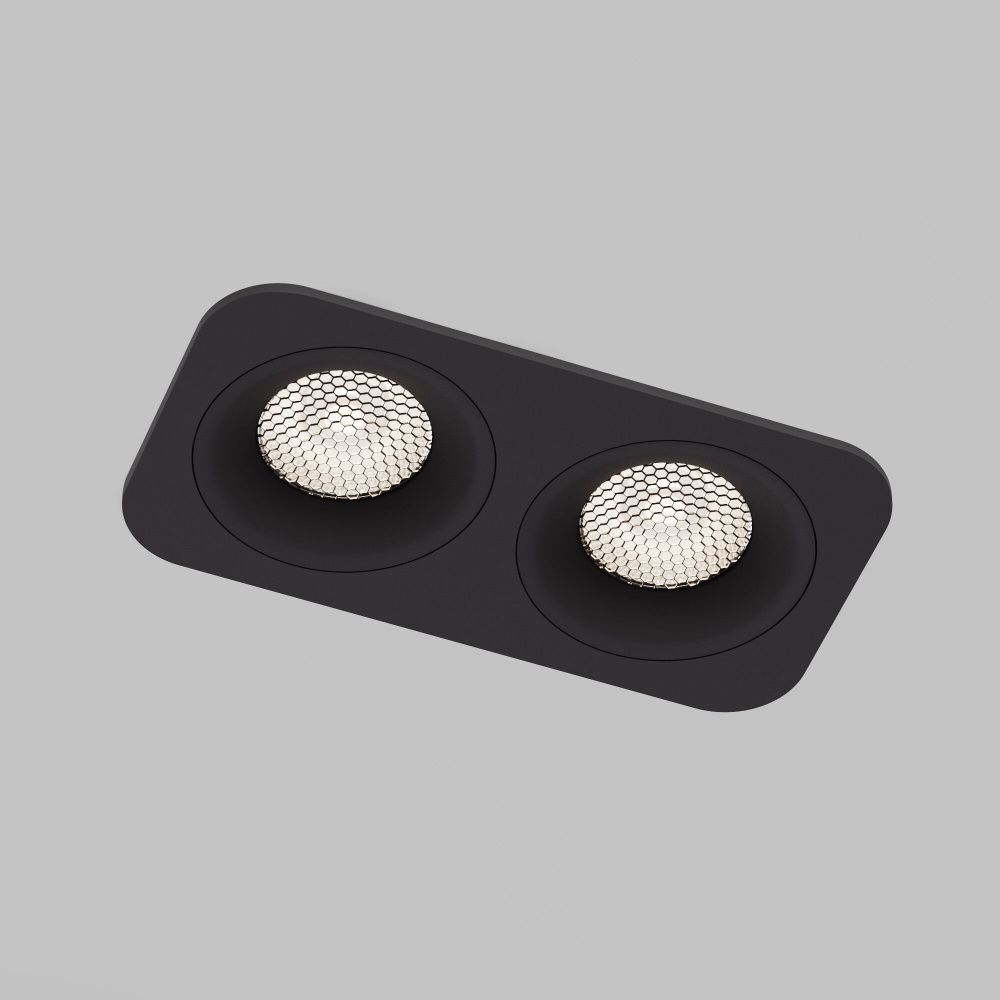 Светильник встраиваемый Tetro 20W 4000K черный IP44 15277/LED Elektrostandard  4690389217937, a071317