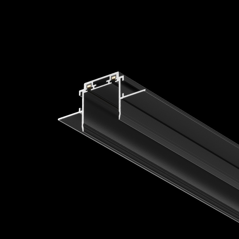 Шинопровод 200 см встраиваемый Maytoni Technical Magnetic track system Radity TRA084MP-12B черный