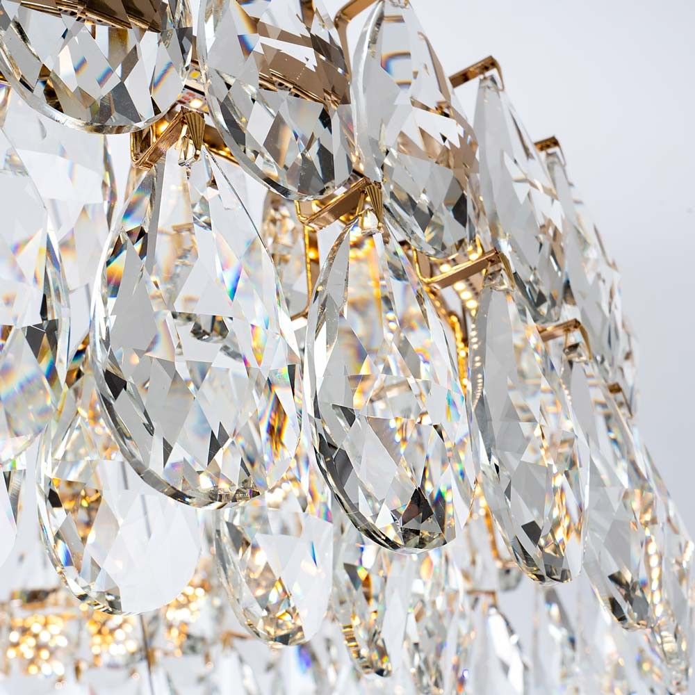 Подвесная люстра 80*80/150 см, LED 96W 3000-5500K MODELUX premium ML.6900.800P GD золото