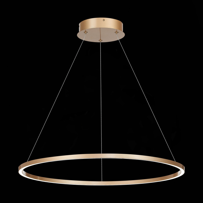 Светильник подвесной 60 см, 34W 4000K ST LUCE Подвесные светильники ST605.243.34 Золотистый