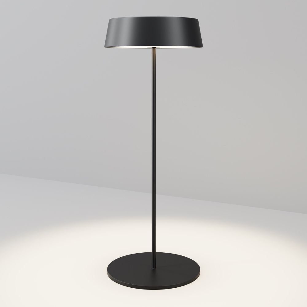 Уличный переносной аккумуляторный светильник *12*-30 см, *LED*2W, K, Maytoni Outdoor Porto O540TL-L2BCCT, Черный