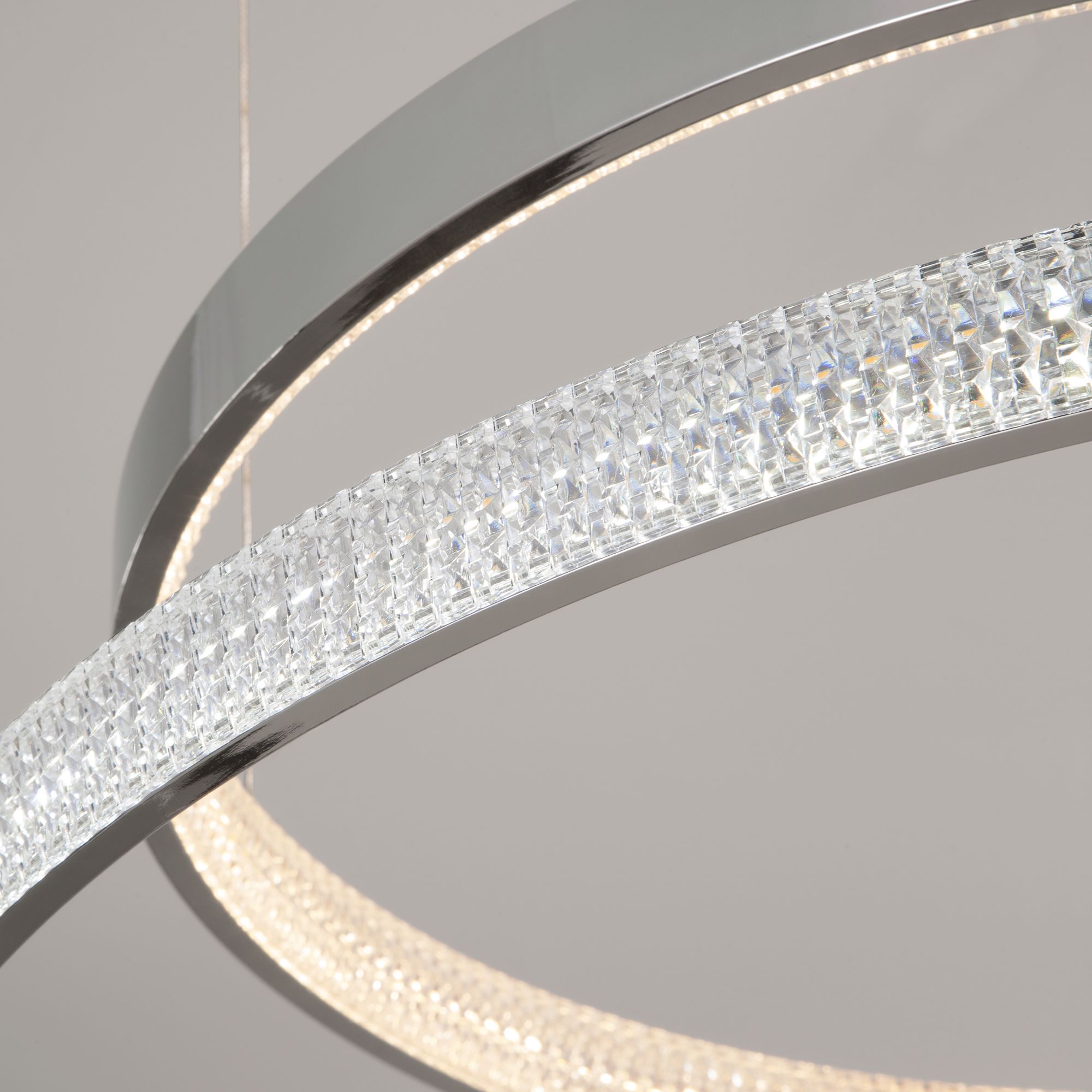 Светильник 128*142*110 см, *LED, 160W, 3300;4200;6500 Eurosvet Posh 90175/5, хром