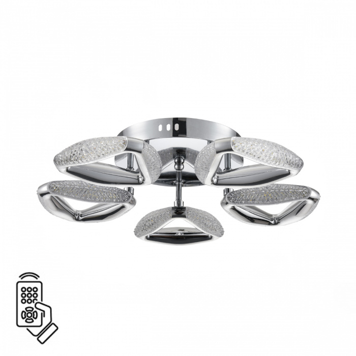 Светильник 44 см, 65W, 3000-6000K, Lumion 8239/5CL, хром