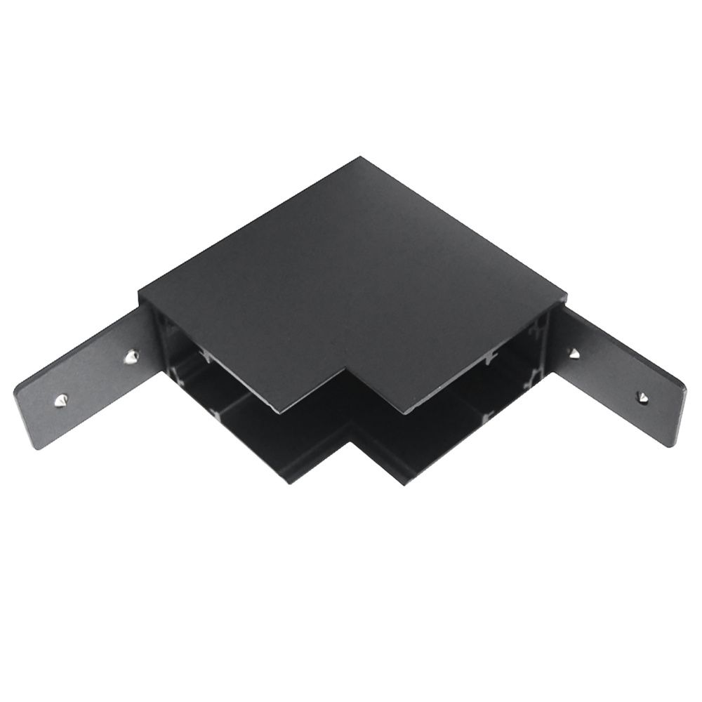 Соединитель вертикальный L-образный к 509027P/509037P Uno Pro Lightstar 509137P Черный