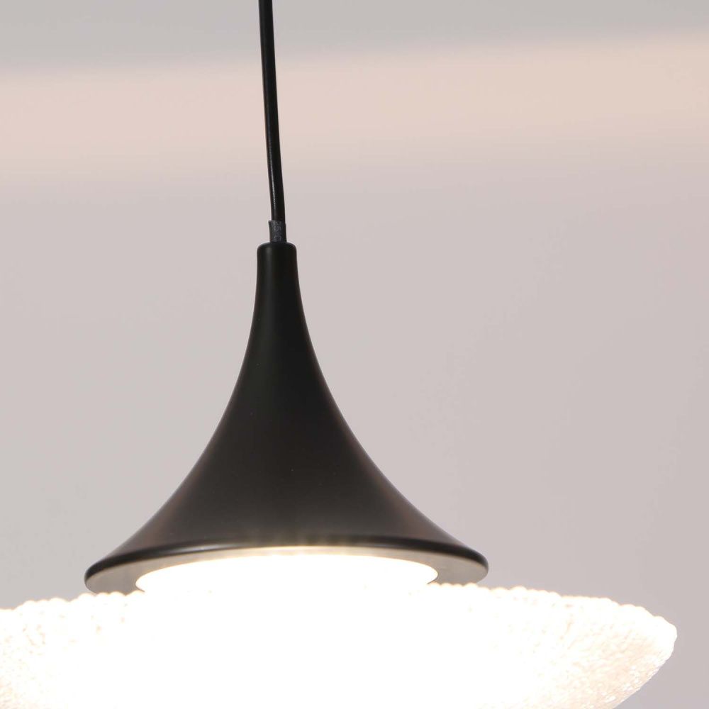 Подвес 15*150 см, 1*LED, 6W, 4000K, Favourite Wilet 4656-1P, чернный матовый