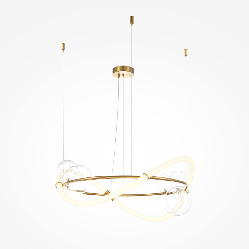 Светильник 71 см, 44W, 3000K, Maytoni Oasis MOD289PL-L44BS3K, латунь