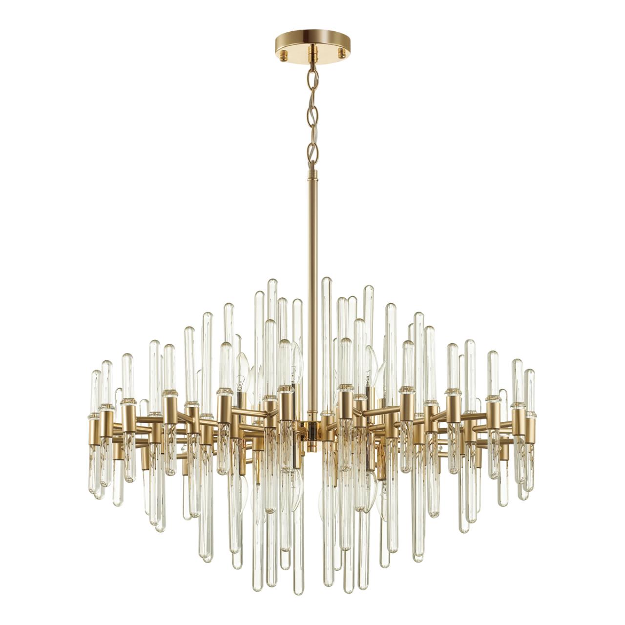 Подвесная люстра Диаметр 73 см Odeon Light Stika 4988/12 Золото