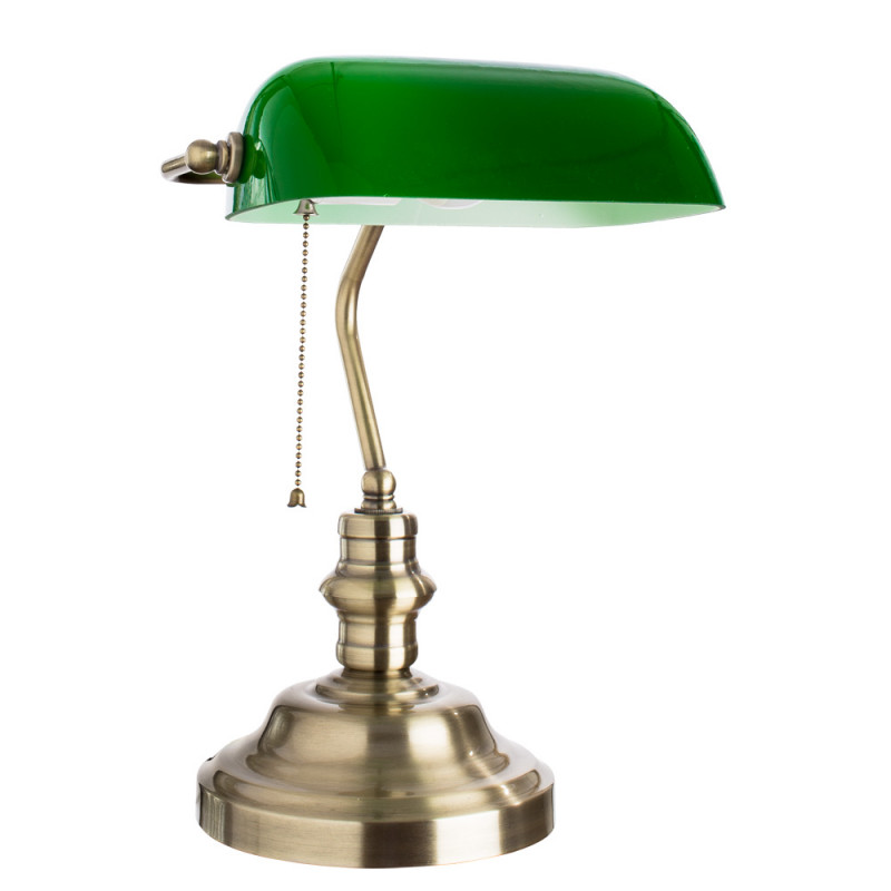 Настольная лампа Arte Lamp BANKER A2492LT-1AB, бронза