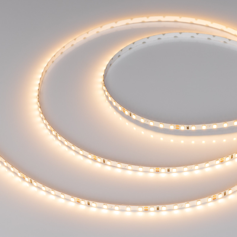 Лента RT-A120-5mm 24V Warm2700 (9.6 W/m, IP20, 2835, 5m) (Arlight, 9.6 Вт/м, IP20) 015649(2). Цена указана за 5 метров. Продается кратно 5 метрам.