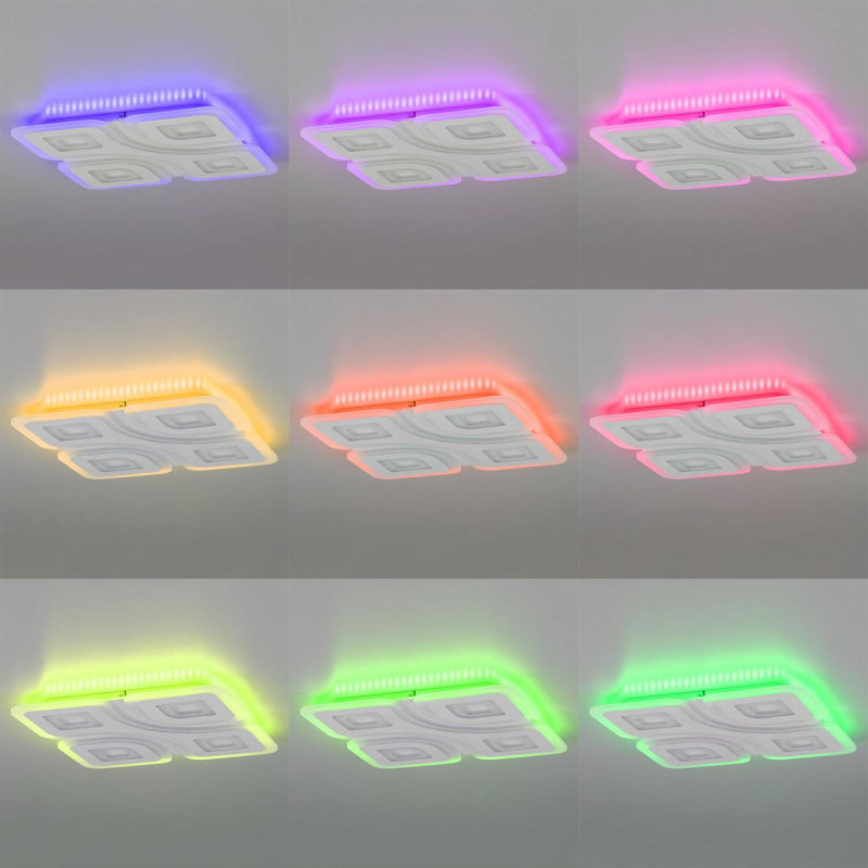 Светильник 50 см, 100W, 3000K-5500K Citilux Квест CL739160E белый