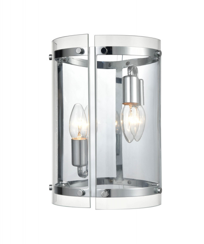 Бра 17*20*30 см, 2*E14 хром Vele Luce Tivoli VL5073W12