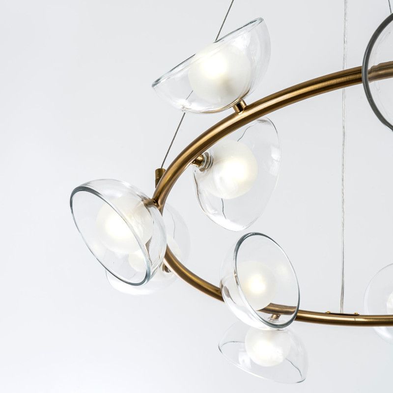 Подвесной светильник 75*50/100 см, 15хG4 MODESTYLE MS.6015.15 BS латунь