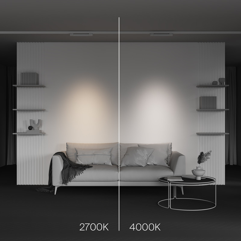 Трековый трехфазный светильник 38 см, 10W, 4000K, Maytoni Points TR195-3-10W4K-M-W, белый