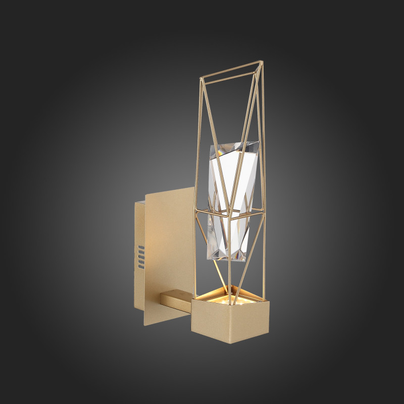 Бра 9 см, 6W, 4000K ST LUCE PROGETTO SL815.201.01 Матовое золото