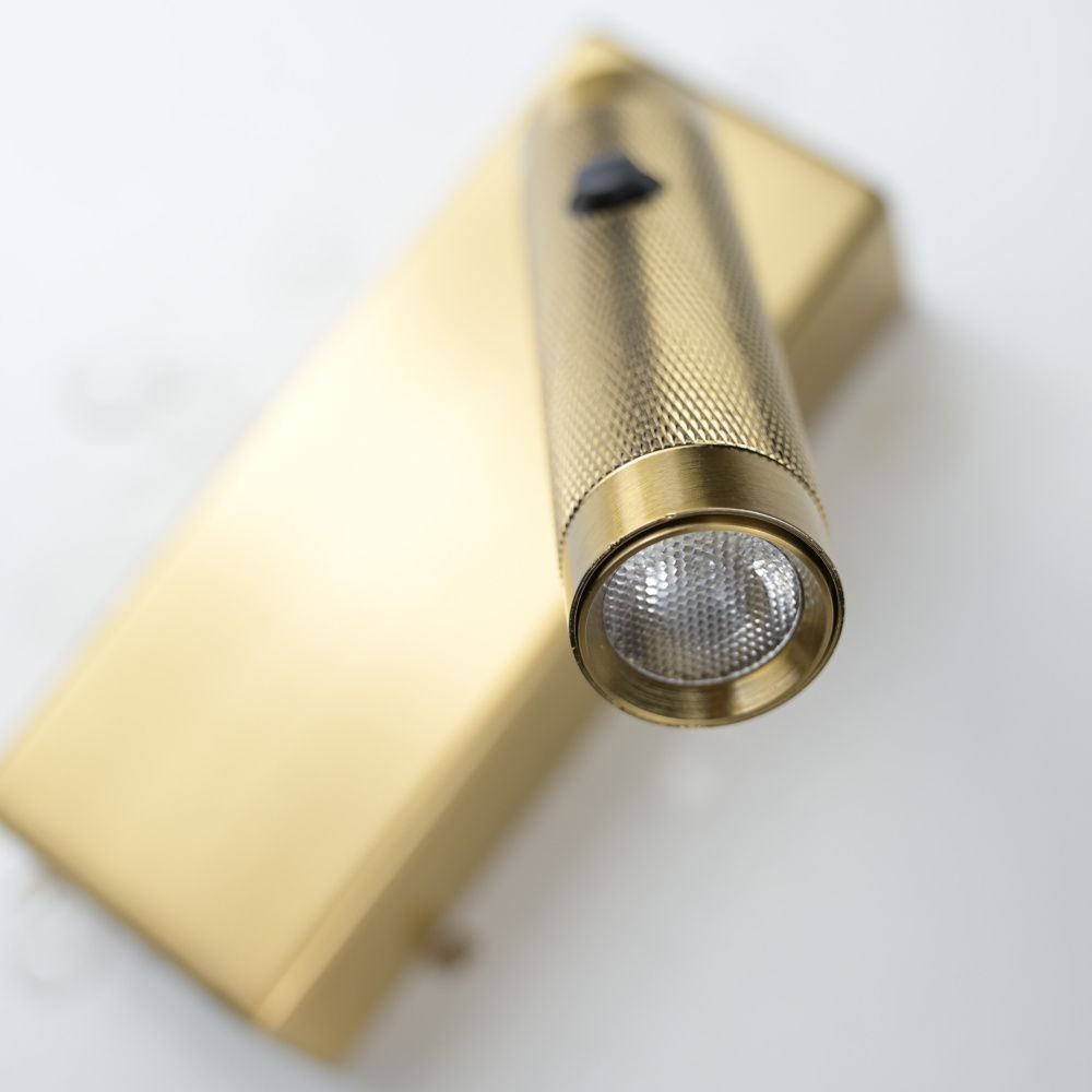 Бра Chelsom WALL LED KNURL BRASS 13*5*13 см, 1*LED*3W, 4000K, ImperiumLoft 44.603, Латунь