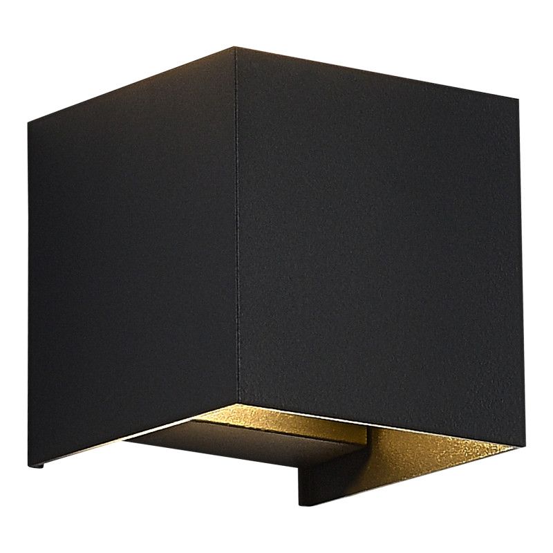 Светильник настенный 10*10*10 см, *LED*10W, 3000K, ST-Luce BRIK SL9513.401.01, черный