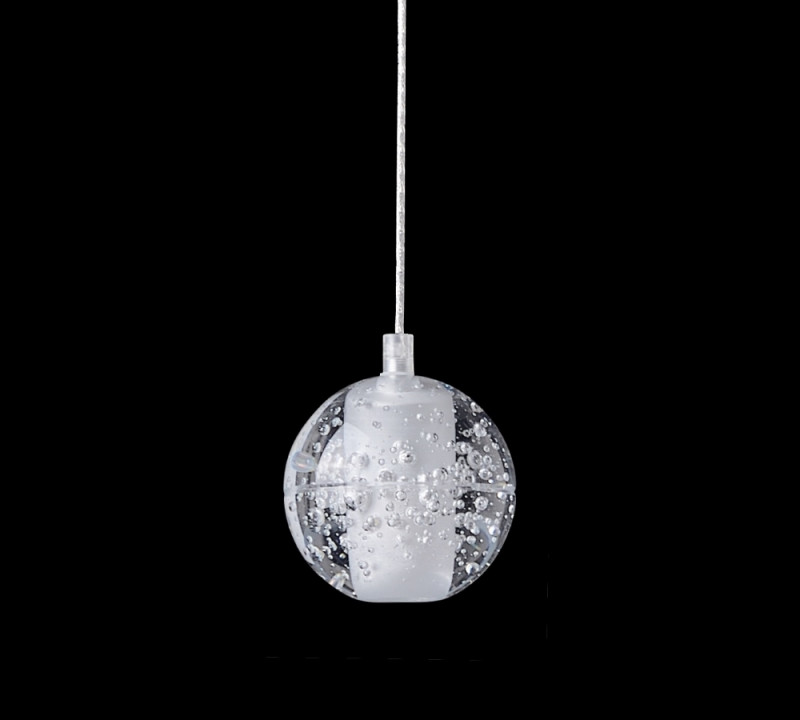 Светильник подвесной 10 см, Crystal Lux GASPAR SP1 WHITE Белый