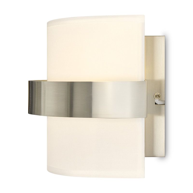 Бра 28*19,5*17,5 см, 2*E14*40W, Freya Bride FR5367WL-02N, никель