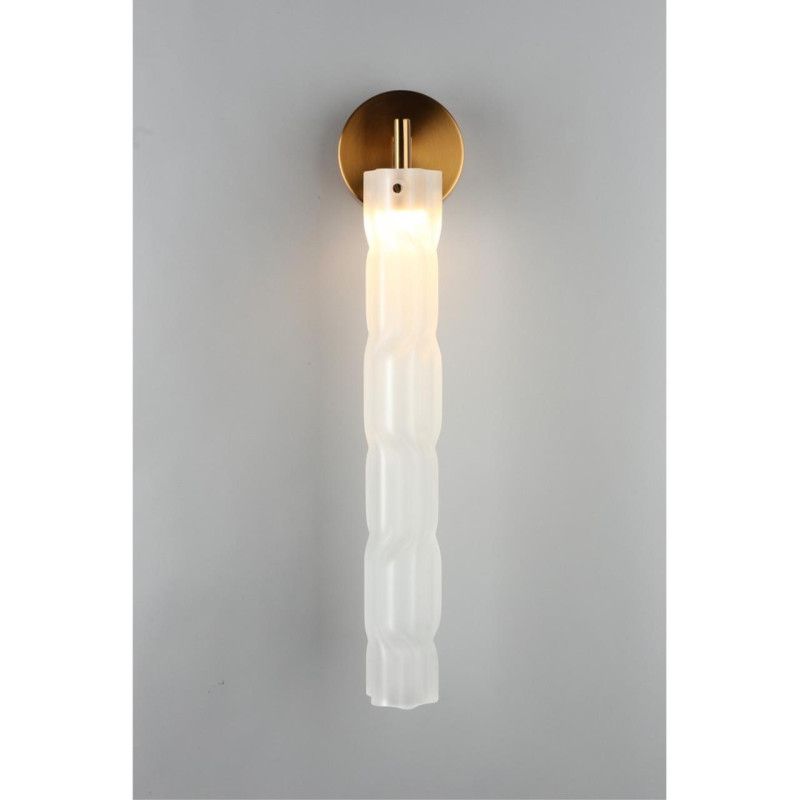 Бра 12*10*47 см, 1*LED, 6W, 3000K, Aployt Dzhosi APL.326.11.01, латунный
