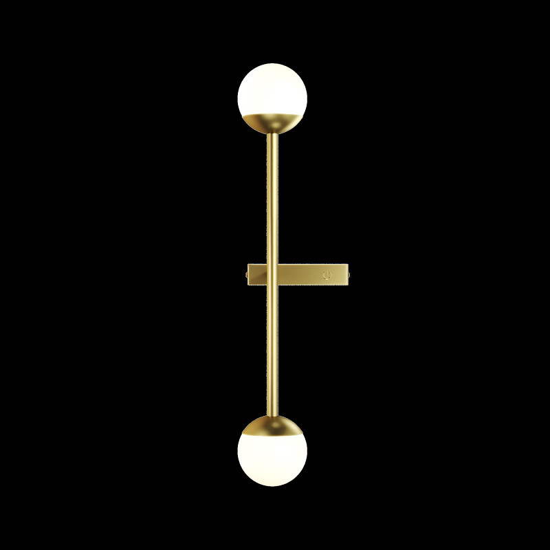 Бра 14,1*13*48 см, LED, 10W, 3000К, Maytoni TOUCH MOD285WL-L10BS3K латунный