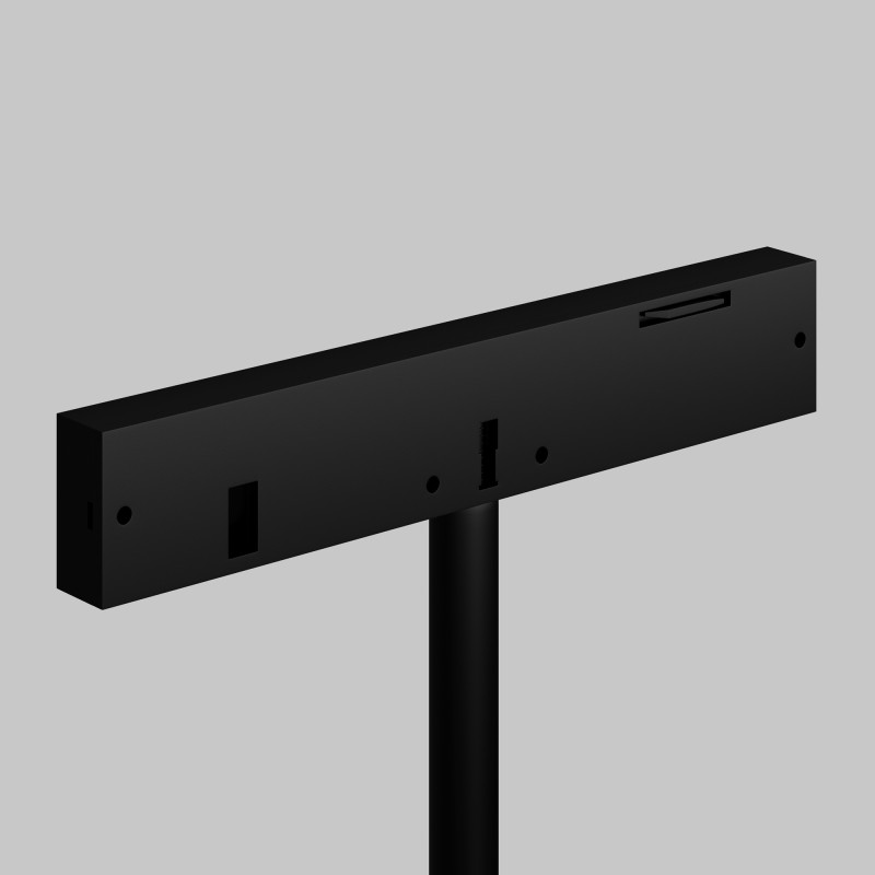 Трековый подвесной светильник 1,8*31 см, LED 3W 3000K Maytoni Technical Accessories for tracks Levity Skim TR191-1-3W3K-M-BW черно-белый