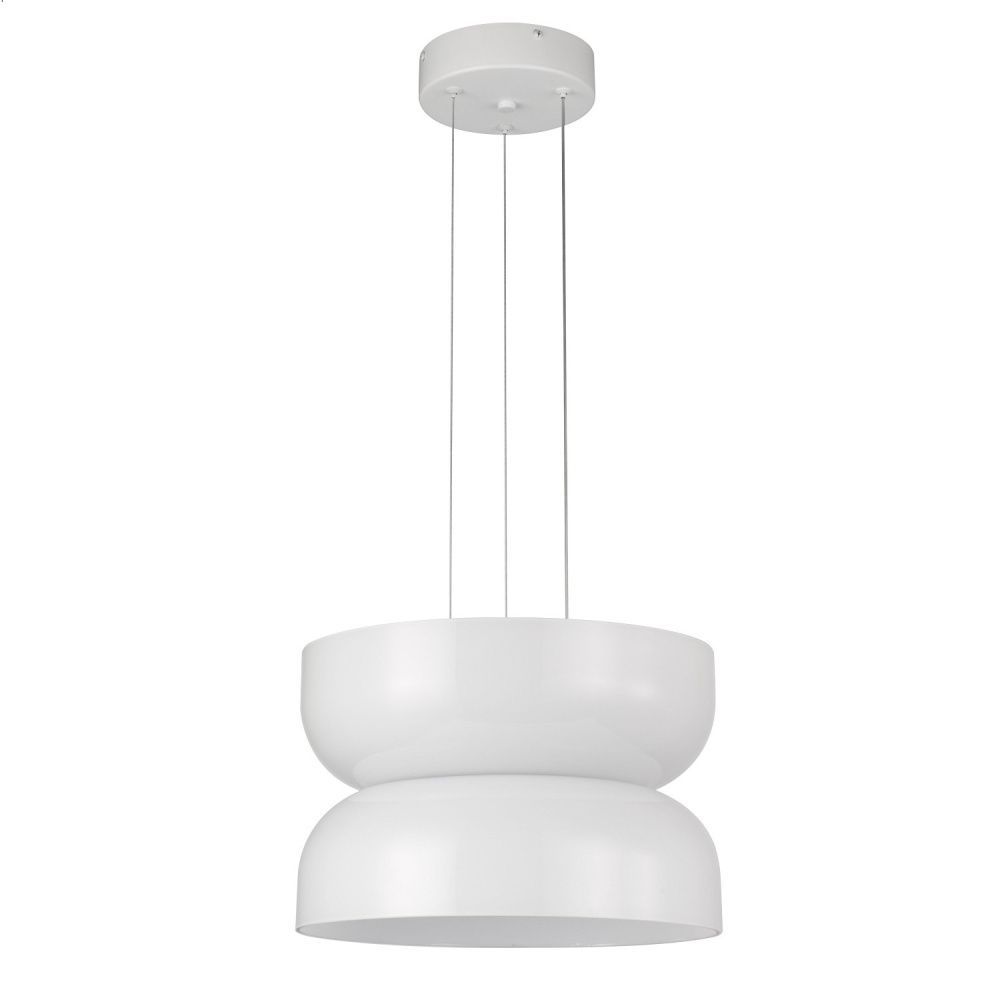 Подвес 33*33*171 см, 1*LED*13.5W, 3000K Gerhort G52177/1WT WT, Белый