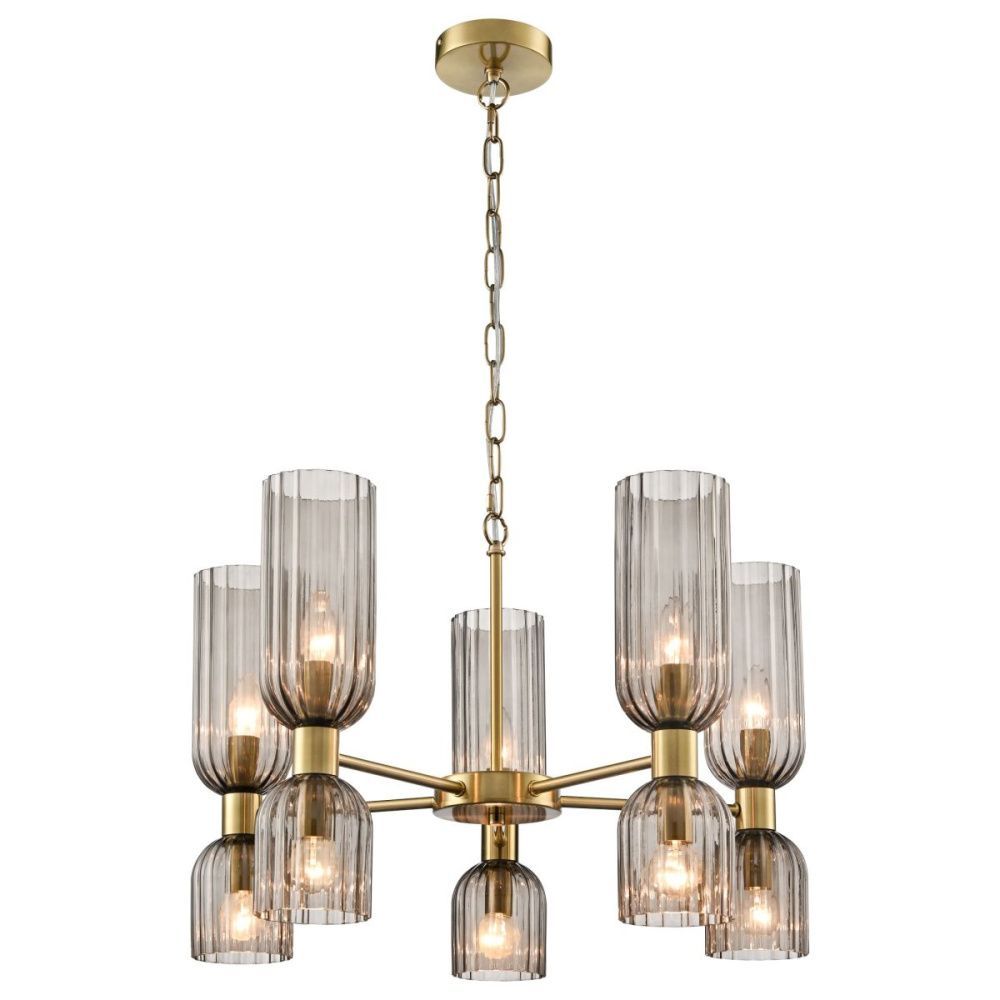 Подвесная люстра 62 см, Velante 281-443-10, латунь