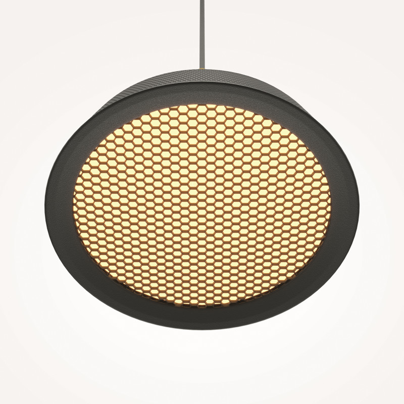 Подвесной светильник 15,3*327 см, LED, 12W, 3000К, Maytoni El MOD041PL-L15GB3K черный