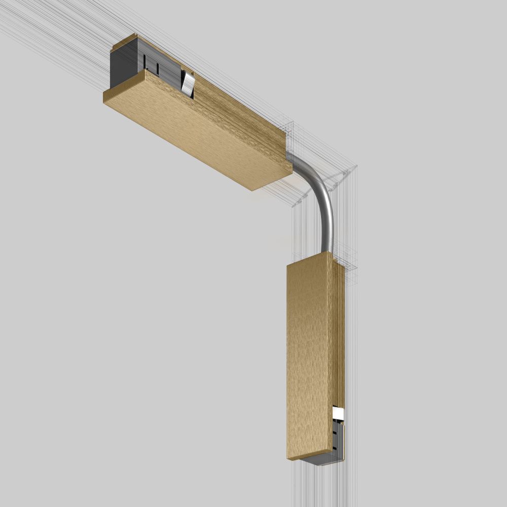 Brass Line Гибкий коннектор (латунь) 85007/00, 18*2*см, Elektrostandard Line Magnetic 85007/00, латунь