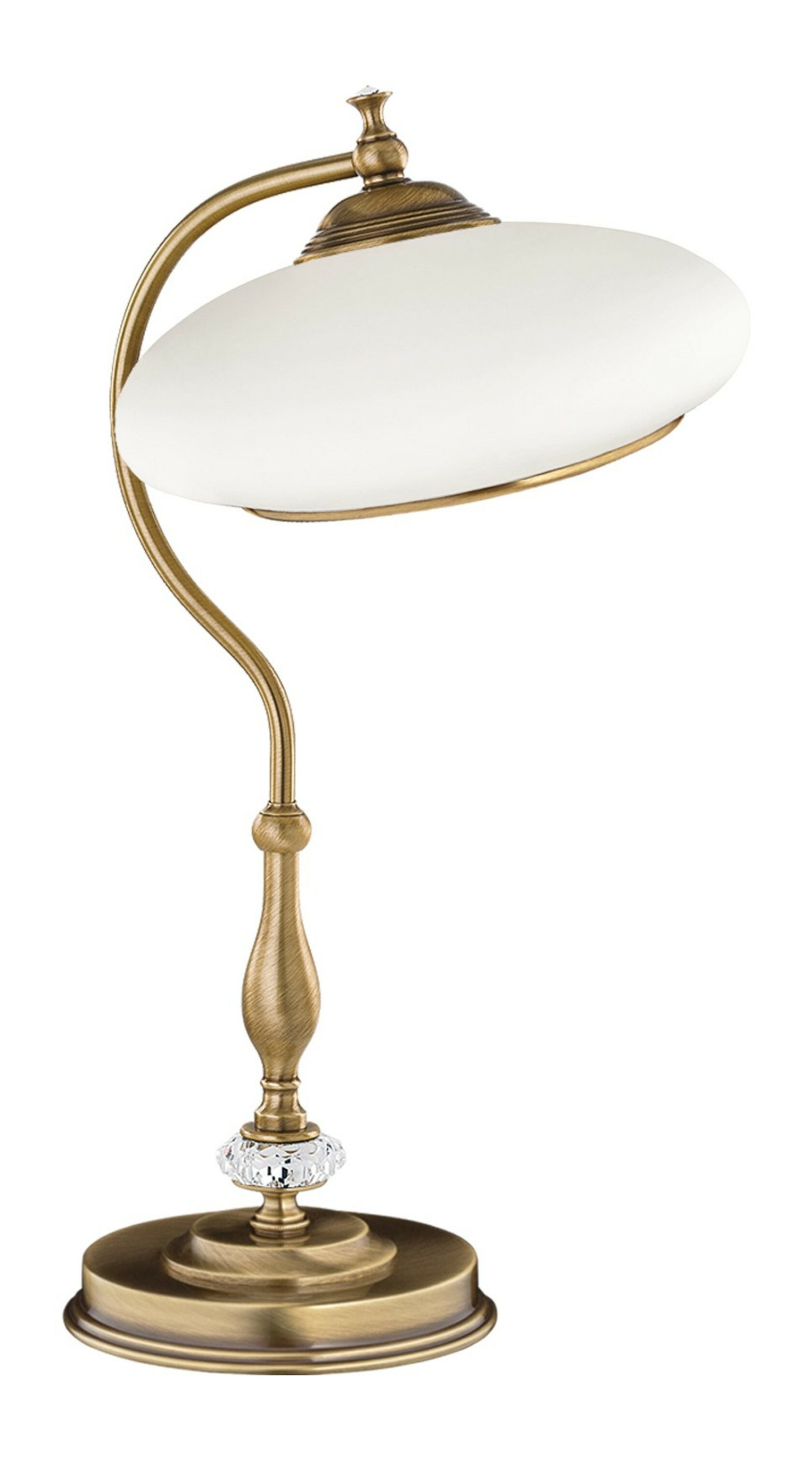 Настольная лампа 1*E27, 26*52 см, Патина Kutek San Marino Shade SAN-LN-1(P)CR