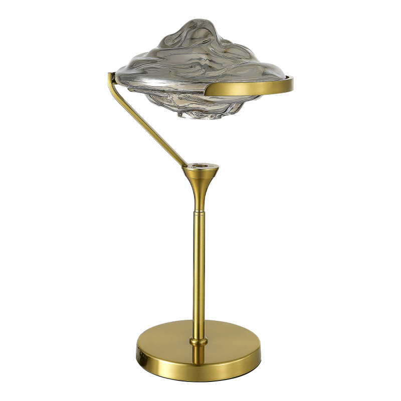 Настольная лампа 50 см, 19W, 3000K, ST Luce Amara SL6115.304.01, латунь