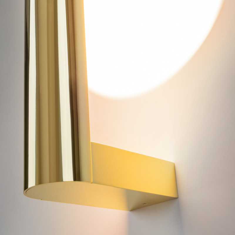 Бра 10,2*4,5*35 см, LED, 3000К, Maytoni Theorema MOD288WL-L5G3K золотой